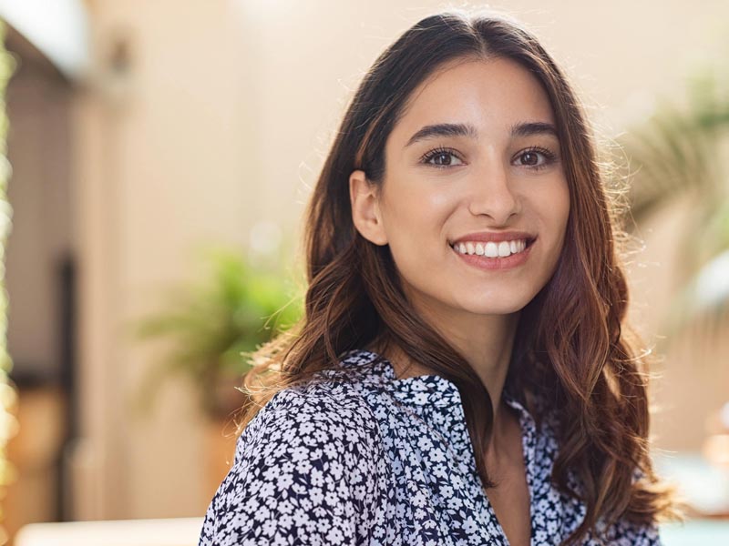 smiling young woman