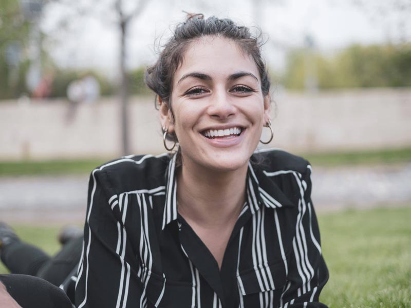 smiling young woman