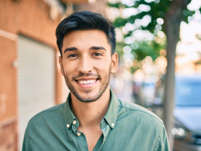 smiling young man