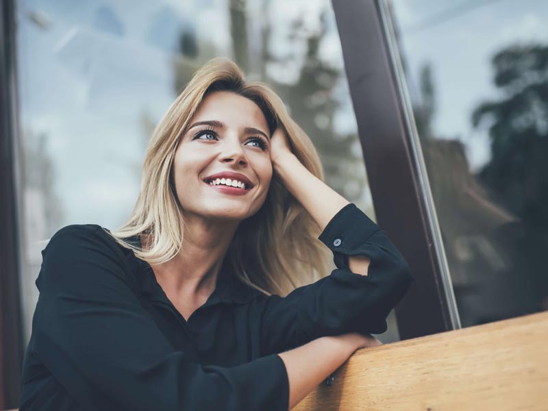 smiling young woman